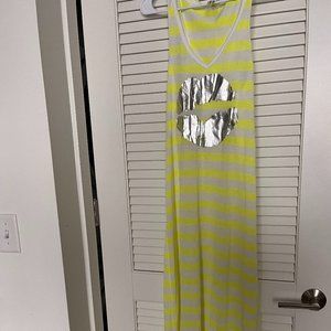 Yellow and White Kiss Sundress